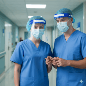 High Quality Anti Dust Transparent Safety Face Mask