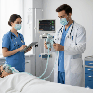 High Quality Medical Reliable PVC Oxygen Mask for Adults