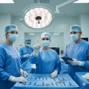 High Quality Powder Free Sterilized Waterproof Gloves