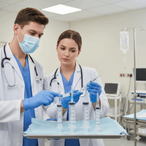 High Quality Reliable Disposable 1ml Luer Lock 3 Part Syringe