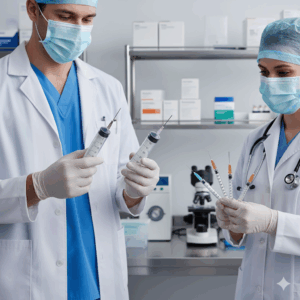 Professional Best Quality 60ml Disposable Three Parts Syringe