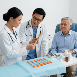 Professional Best Selling Disposable 0.3ml Insulin Syringes