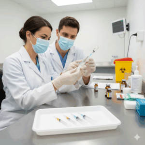 Professional Disposable 1ml Portable Tuberculin Syringe