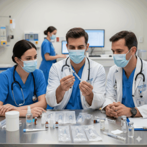 Professional High Quality 5ml Reusable Amber Syringes