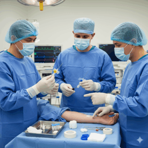 Professional High Quality Disposable 24g IV Cannula with Port