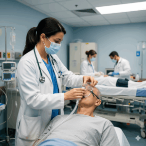 Professional High Quality PVC Oxygen Mask with Tube