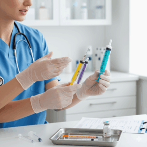 Reliable Best Quality 20ml Plastic Amber Syringe with Tip Cap