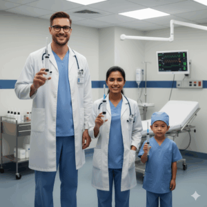 Reliable Best Quality Plastic Sterile 5ml Three Parts Syringe