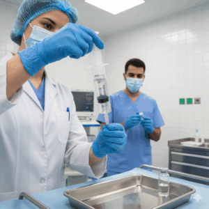 Reliable High Quality Disposable Surgical Two Parts Syringe