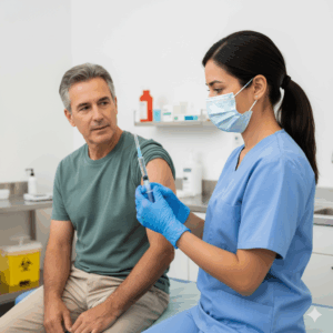 Reliable High Quality Sterile Three Part Syringe with Needle