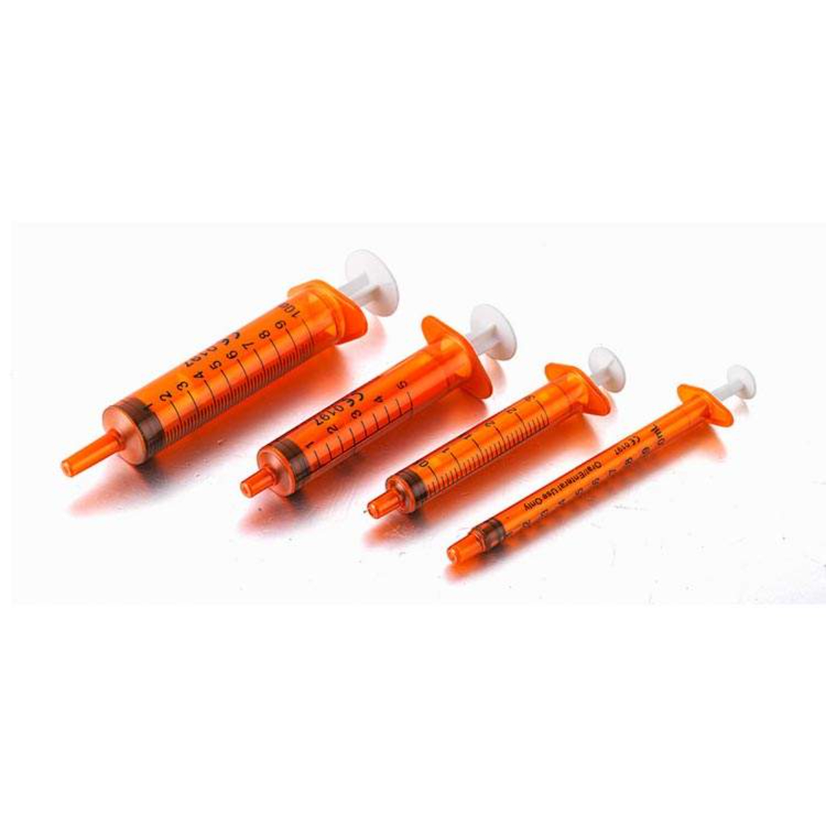Disposable Amber Syringes