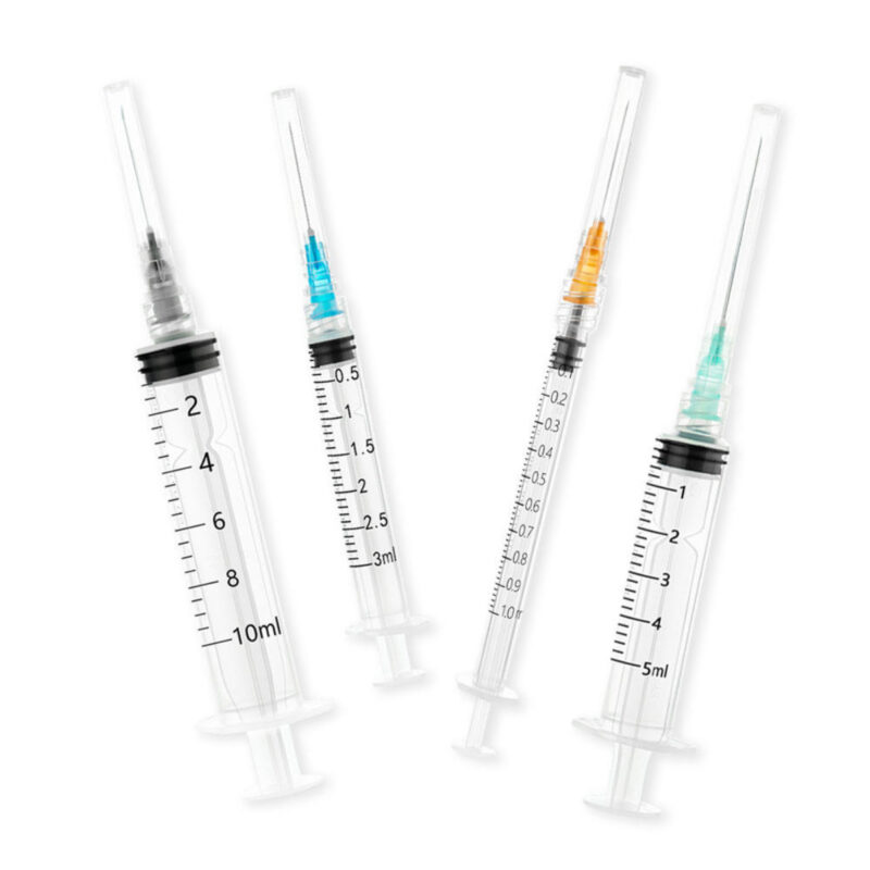 Three Parts Luer Lock Syringe