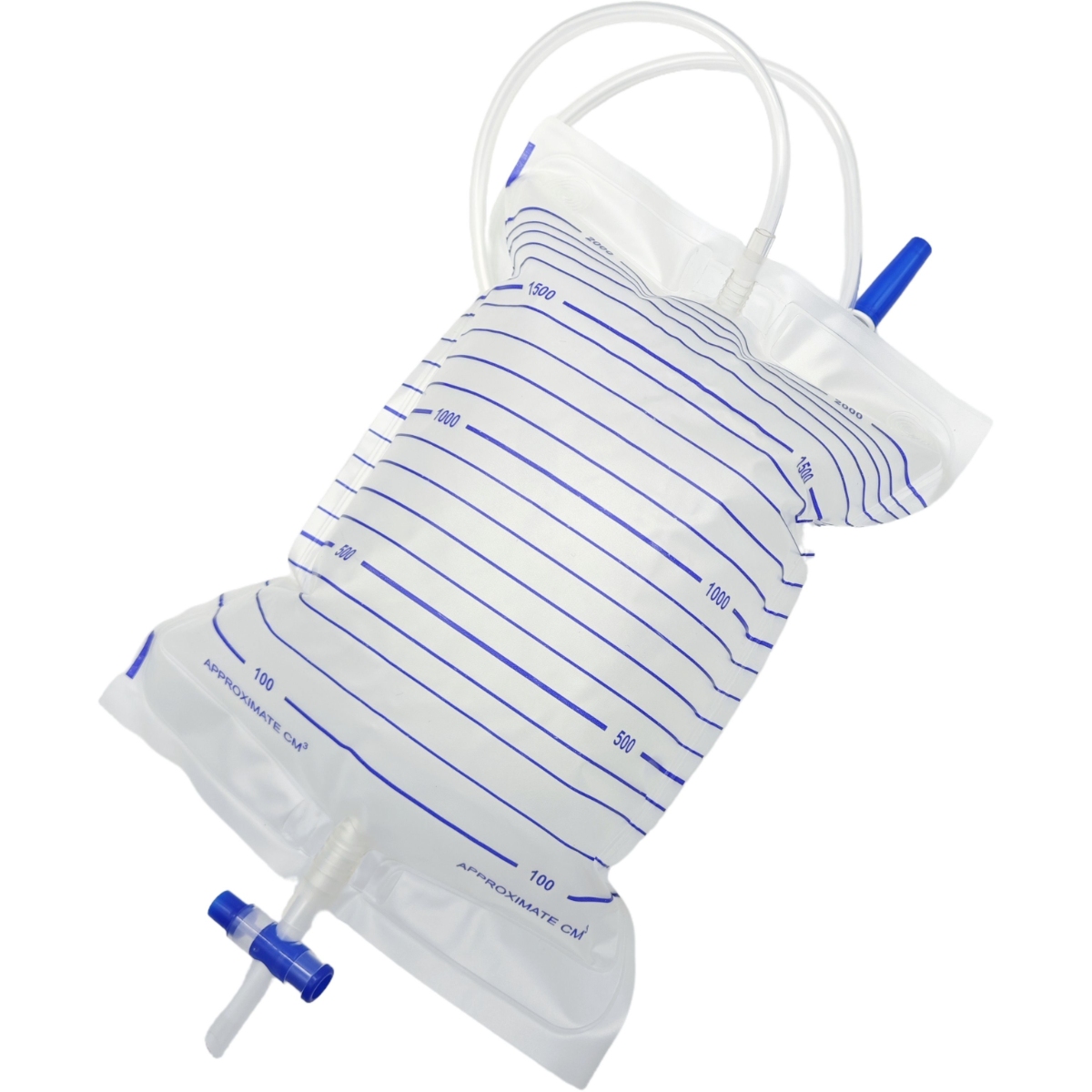Best Disposable Transparent PVC T Valve Urine Bag with Tube - Image 3