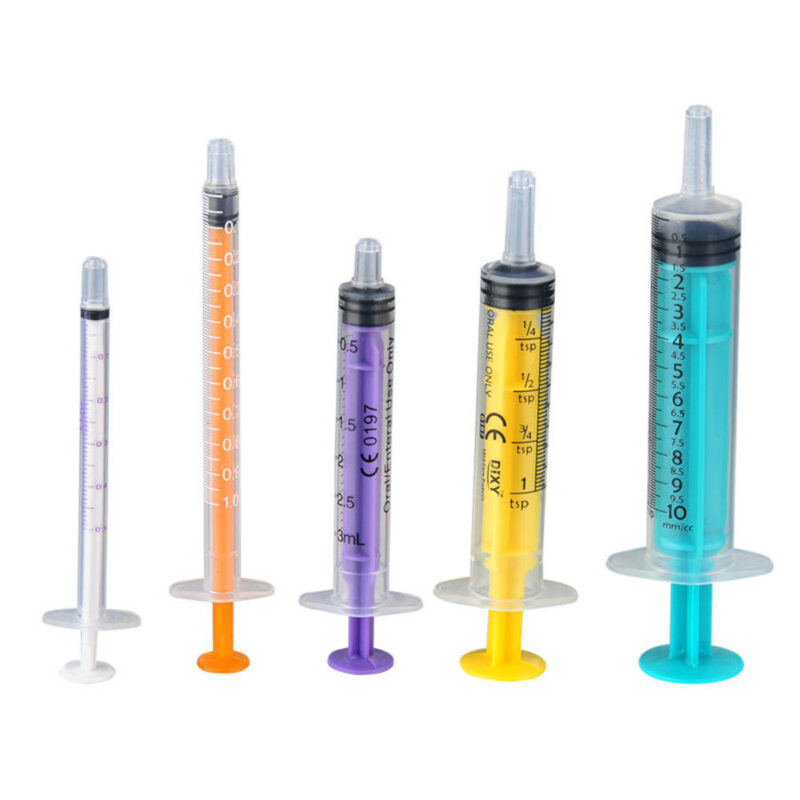 20ml Plastic Amber Syringe
