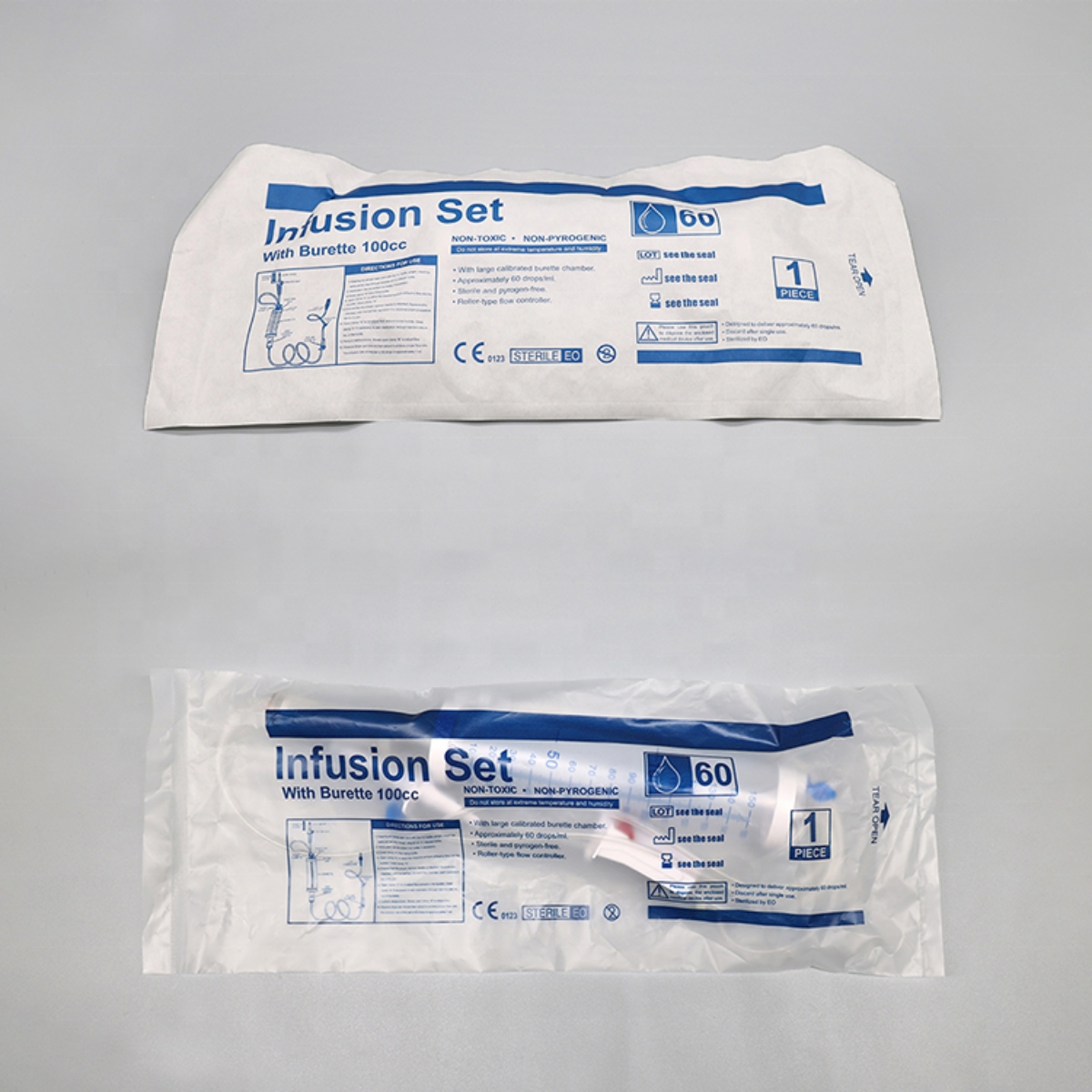 Reliable High Quality Disposable Transfusion Set with Burette - Image 2