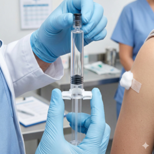 Best Professional 10ml Flat Edge Prefilled Glass Syringe