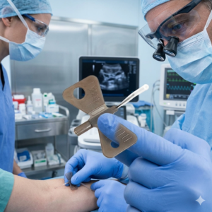 Best Quality Disposable Huber Needle with TPU Fixed Wing