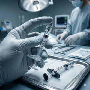 Best Quality Prefilled 1ml Glass Syringes with Luer Lock Cap