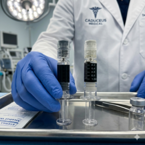 High Quality 1ml Prefilled Rubber Stopper Glass Syringe