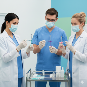 Professional 1ml Glass Dermal Fillers Prefilled Syringe