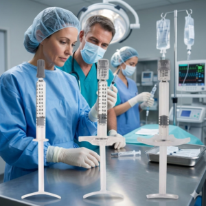 Professional 1ml Luer Lock Long Prefilled Glass Syringes