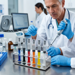 Professional Colourful Luer Lock 5ml Prefilled Glass Syringe