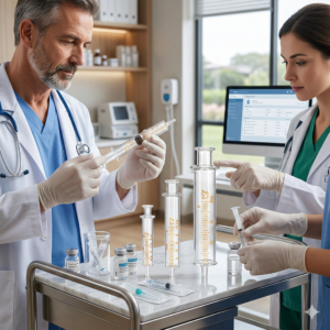 Professional High Quality 100ml Prefilled Glass Syringe