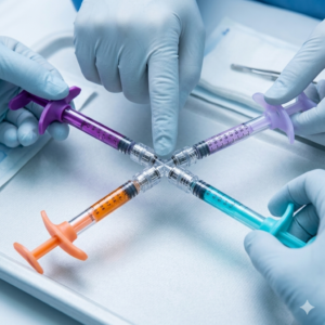 Professional High Quality 1ml Long Prefilled Glass Syringes