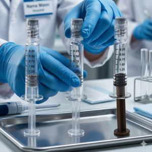 Professional Luer Lock Prefilled Distillate 1ml Glass Syringe