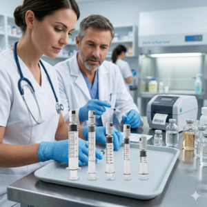 Reliable Best Selling Medical 3ml Prefilled Glass Syringes