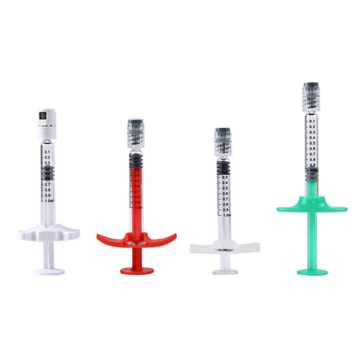 Best Quality 1ml Luer Lock Glass Syringes with Metal Plunger - Image 5