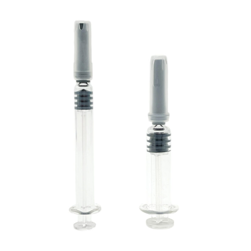 Syringe with Staked Needle