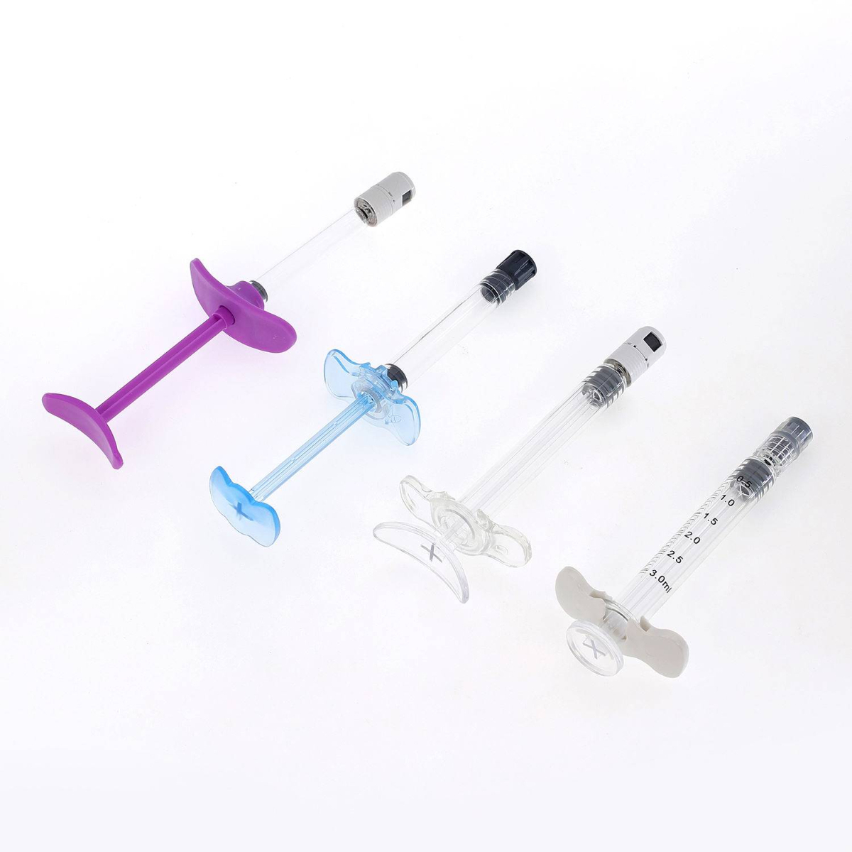 1ml Luer Lock Prefilled Reusable Borosilicate Glass Syringe - Image 2