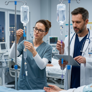 Best Selling Burette Infusion Set with Air Vented Spike