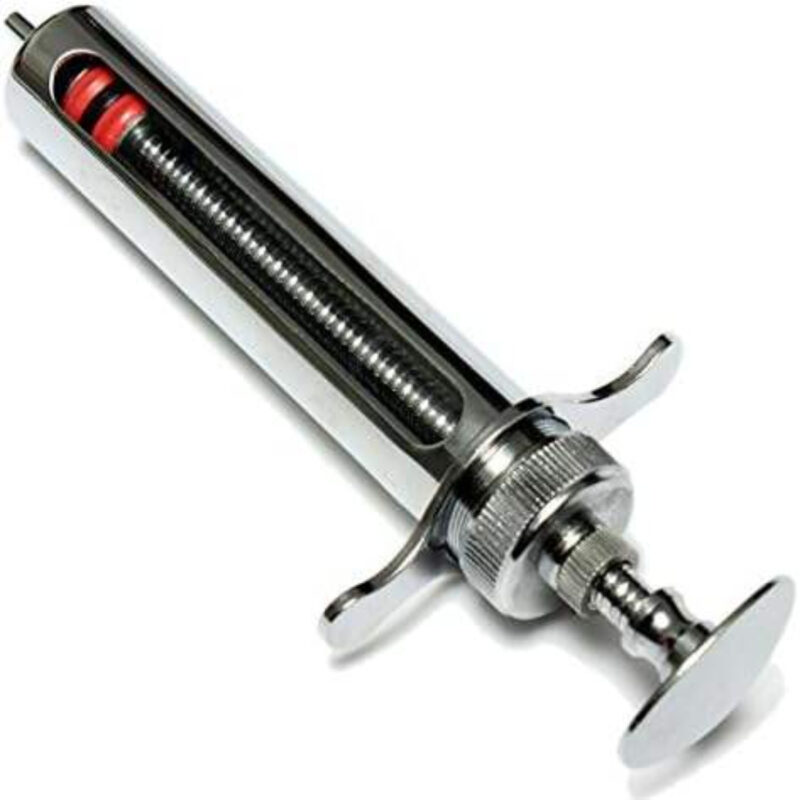 Veterinary Stainless Steel Syringe