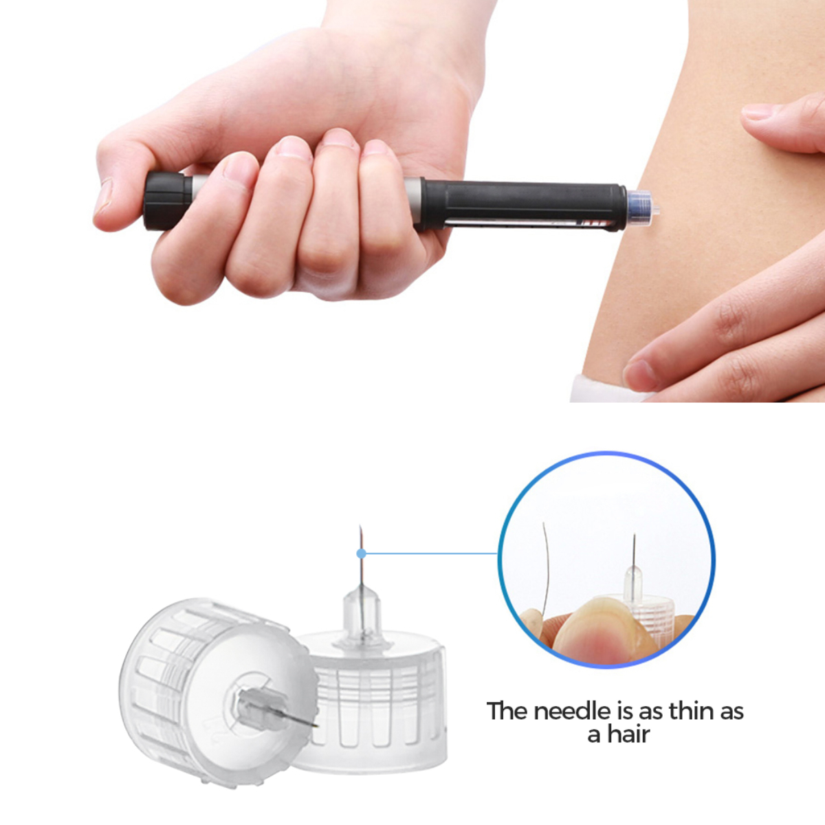 Reliable Medical Insulin 33g Safety Pen Injection Needles - Image 2