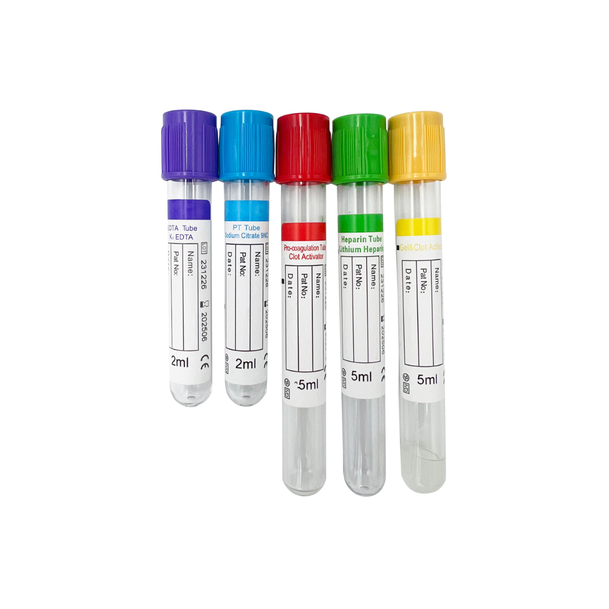 Reliable Professional Disposable Blood Collection 2ml Tubes - Image 2
