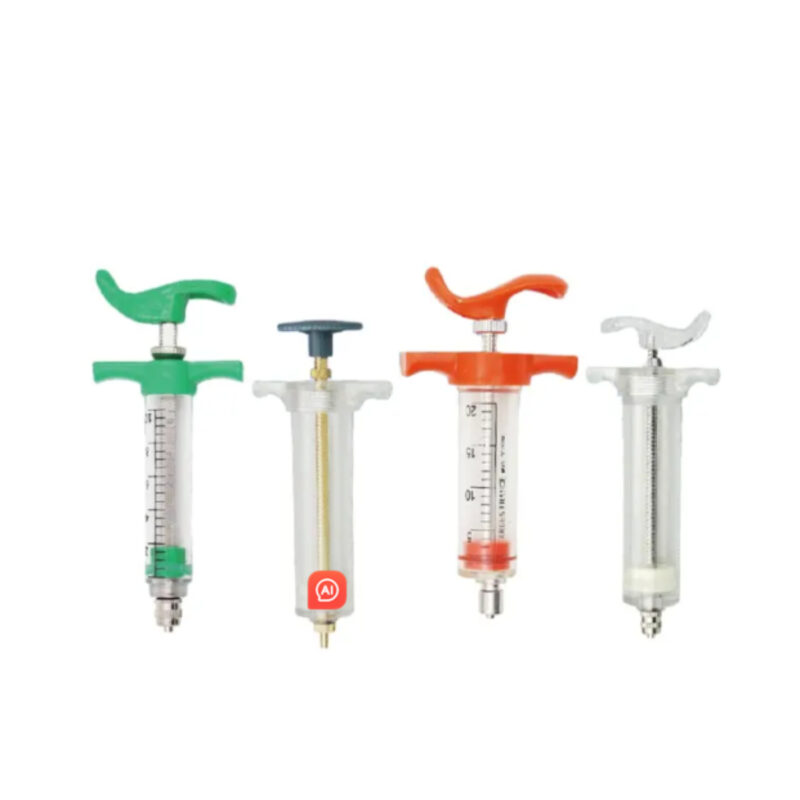 Stainless Steel Veterinary Syringe