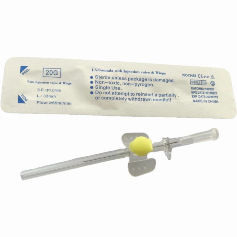Latex Free IV Cannula with Wings
