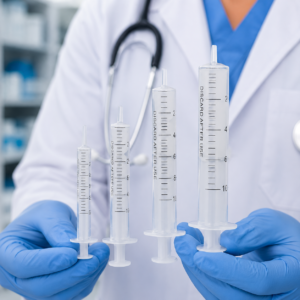 use best quality reliable medical 1ml safety syringe with needles 4