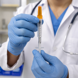 use premium quality safety insulin syringe with retractable needle 2