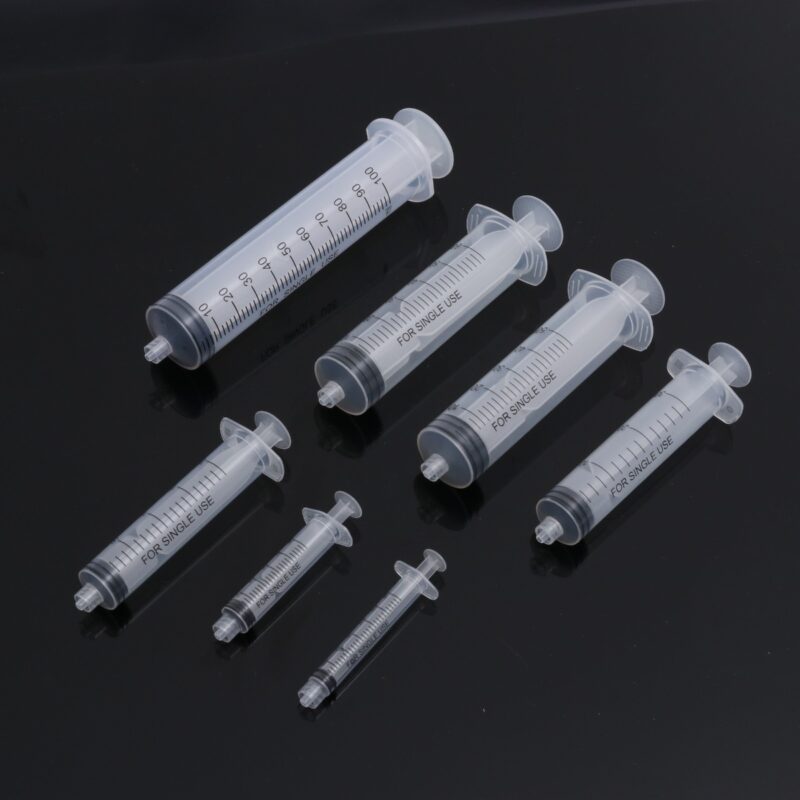 Safety Reusable Veterinary Syringe