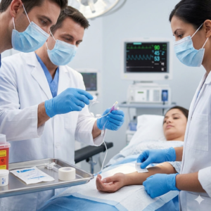 use professional disposable 23g iv catheter with injection port 3