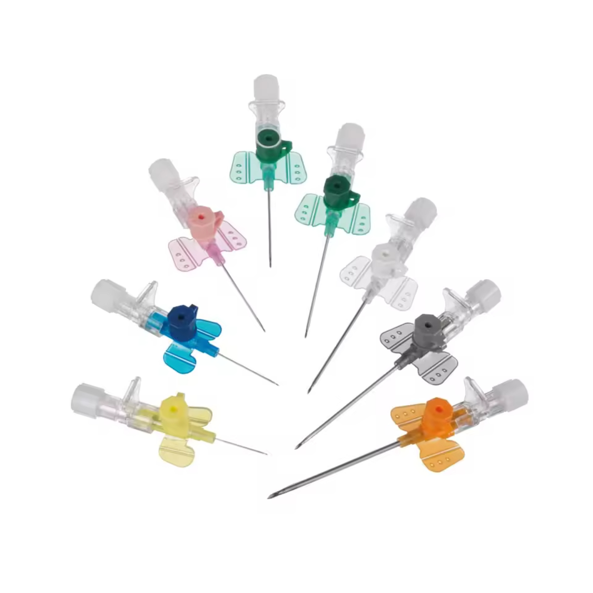 High Quality Professional 24g Safety IV Catheter with Wings - Image 2