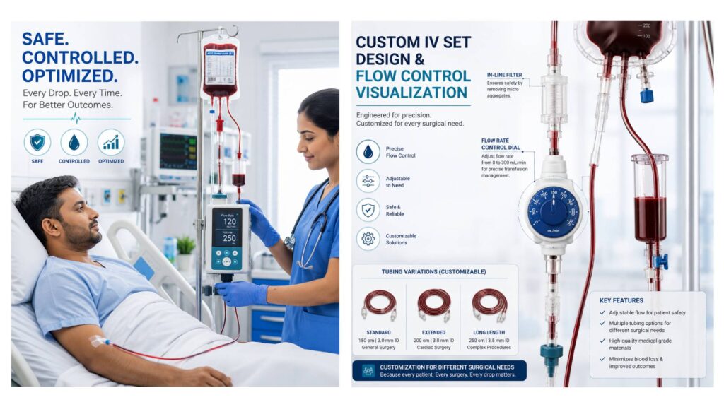 How Customization in Blood Transfusion IV Set Design Enhances Patient Outcomes 1
