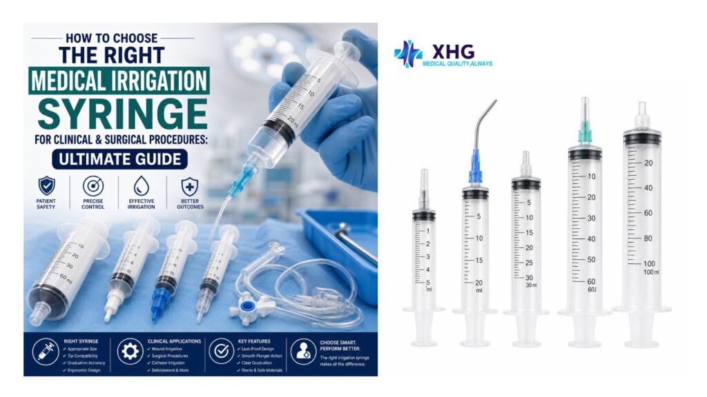 medical irrigation syringe