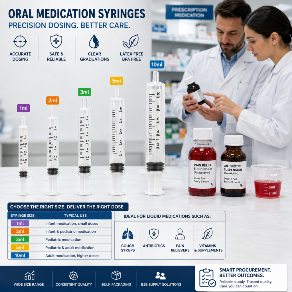Which Types of Oral Syringes Are Best for Different Applications