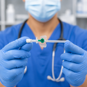 reliable sterile disposable iv 26g cannula with injection port